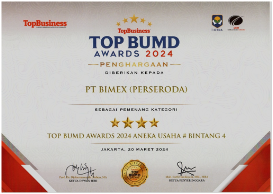 TOP BUMD AWARD tahun 2023 & 2024